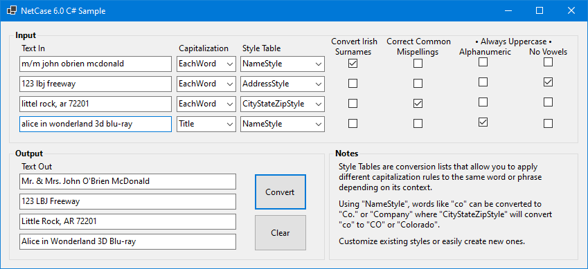 NetCase for .NET Screen Shot